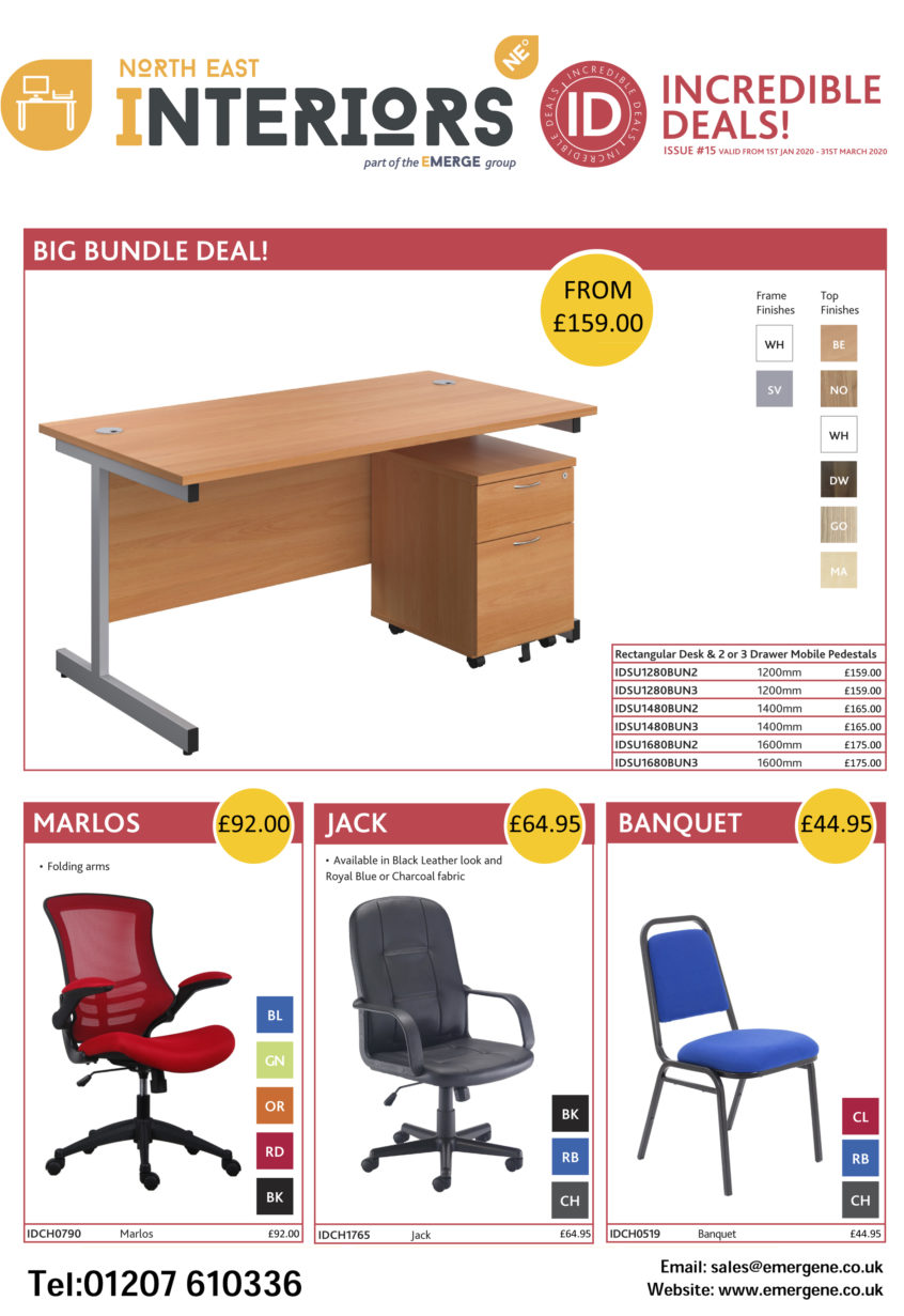 Q1 Incredible Deals Furniture Offer - Emerge North East