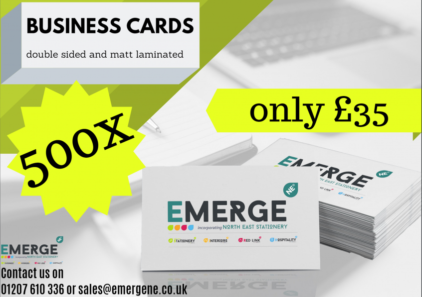 Business cards 500 for £35